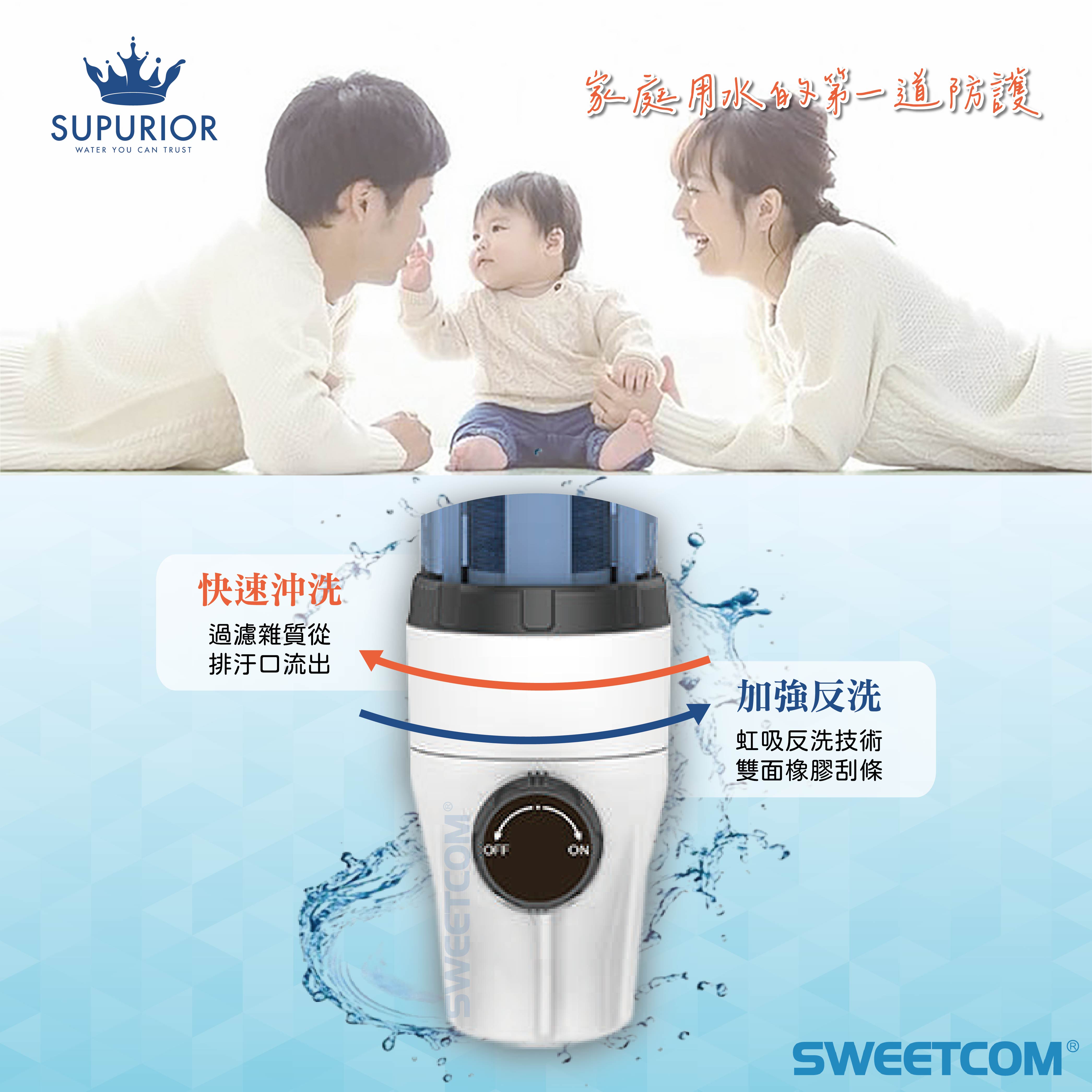 <font color=0078ae>SUPURIOR速沛優|前置反洗過濾器</font><br><font color=6c6c6c>CPF-3-M</font><br>NT$8,800:圖片 3